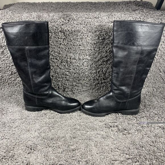 Orvis Women’s 8 B Black Leather Tall Boots – Made in Canada - Picture 5 of 8